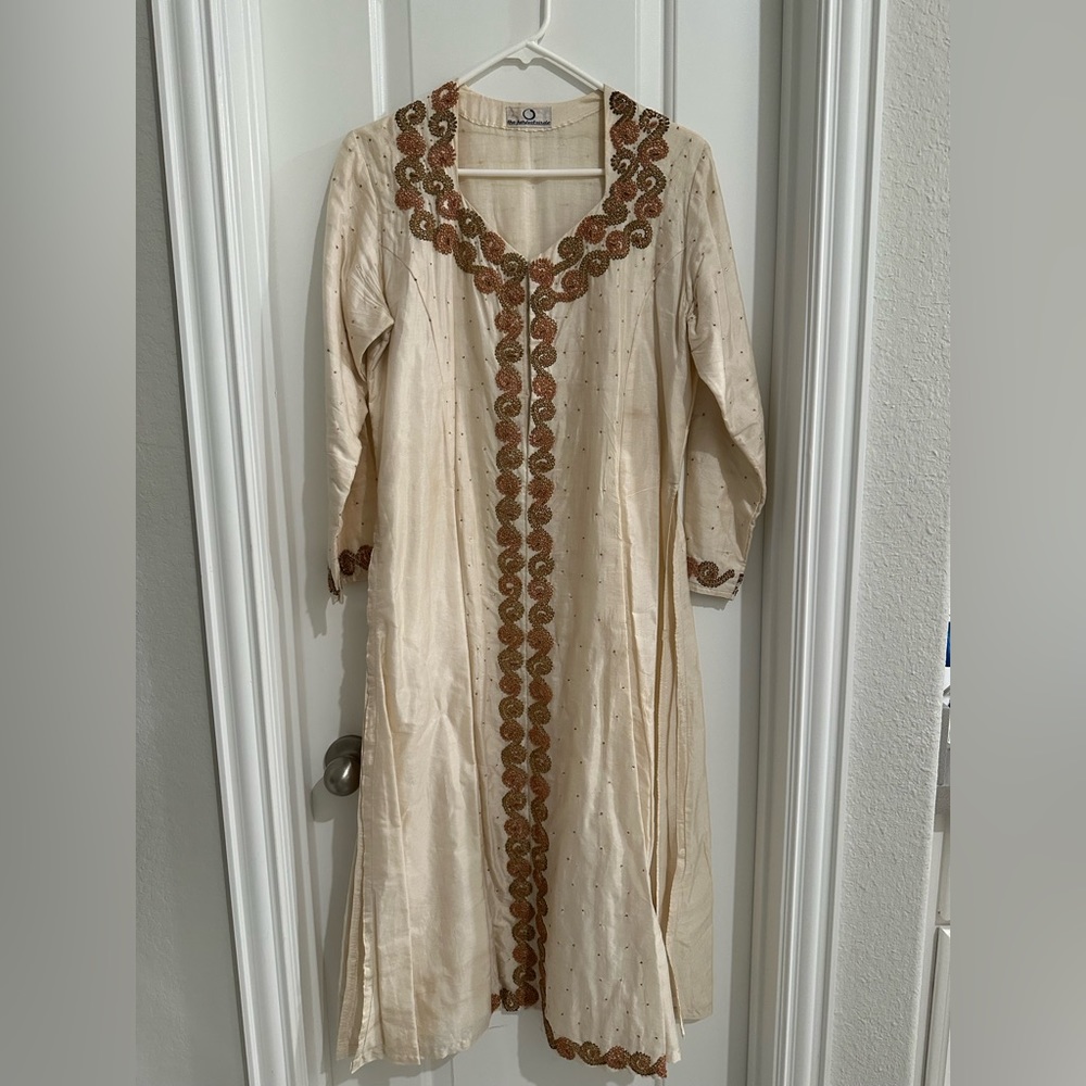 Traditional lehenga dress with embroidery and dupatta